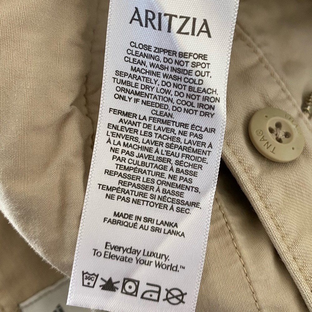 Aritzia TNA Tan Khaki Supply Cargo Micro Skirt Size 6 - Picture 9 of 15
